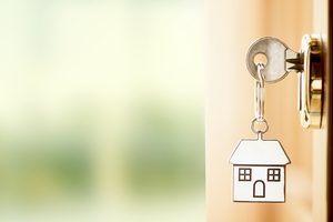Blog key in door